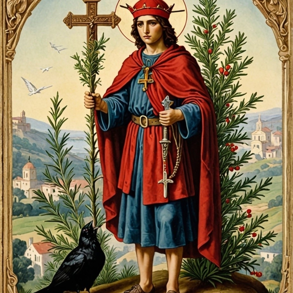 St. Expedite Picture In A 8x10  Frame - Picture 2 of 3